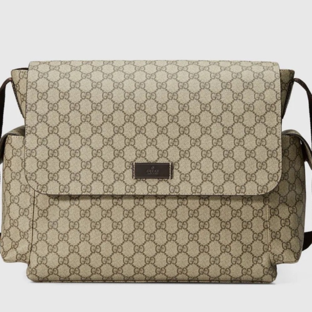 Gucci Tan Monogram Messenger Bag